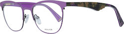 Police Eyeglass Frame Pink VPL417 08PP