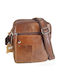 Shoulder bag AC 686 leather Taba