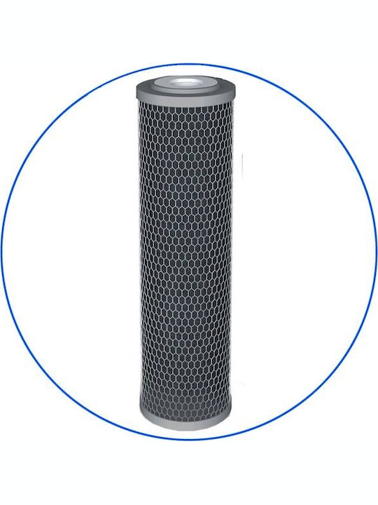 Aqua Filter Ersatz-Wasserfilter Umkehrosmose (RO) aus Aktivkohle 20" Groß-Blau FCCBL-L-S 20BB 5 μm (Mikrometer)