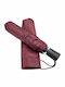 Kevin West Windproof Automatic Umbrella Compact Burgundy