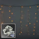 200 Lichterketten LED 2.8m. x 280cm Weiße Typ Vorhang 1Stück