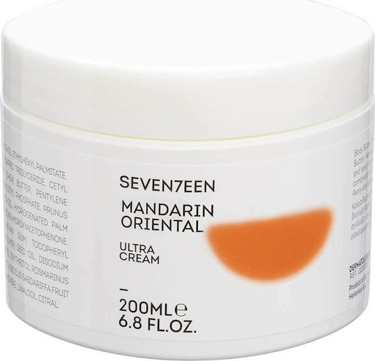 Seventeen Ultra Cream Mandarin Oriental Ενυδατική Κρέμα Σώματος με Βούτυρο Καριτέ 200ml