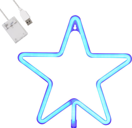 GloboStar Star Decorative Lamp Light Blue