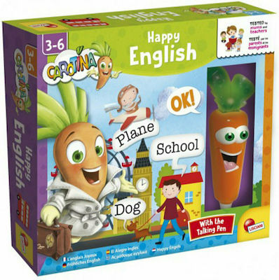 Lisciani Giochi Happy English Joc Educațional de Cunoștințe pentru 3-6 Ani