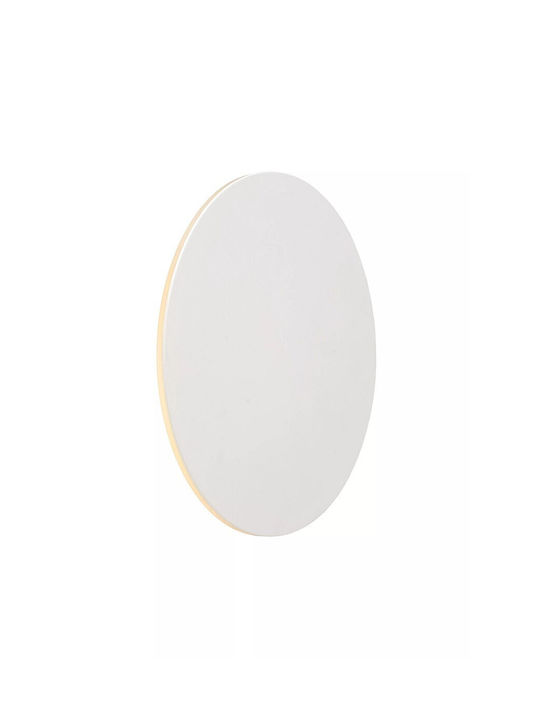 Lucide Lightning Eklyps Μοντέρνο Φωτιστικό Τοίχου με Ενσωματωμένο LED και Θερμό Λευκό Φως 25εκ.