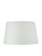 Gallis Wood Zero Rotund Abajur Alb cu Diametru 45cm