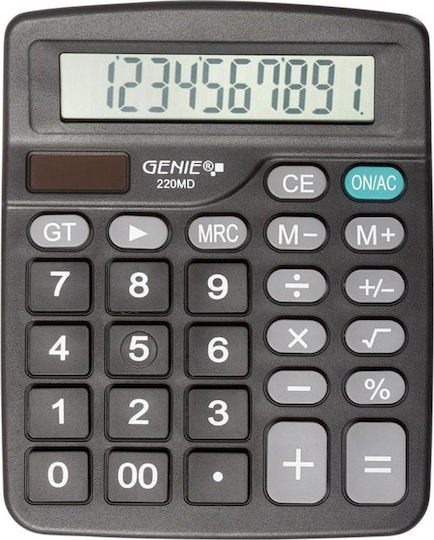Genie 220MD Αριθμομηχανή 10 Ψηφίων σε Γκρι Χρώμα