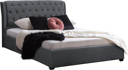 Odalys Doppelbett für Matratze 150x200cm Gray