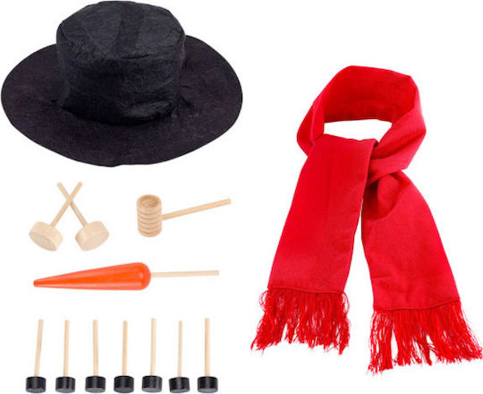Weihnachts-Accessoires mit Muster Schneemänner