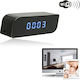 Hidden Camera WiFi Clock 1080p with Memory Card Slot and Motion Detector