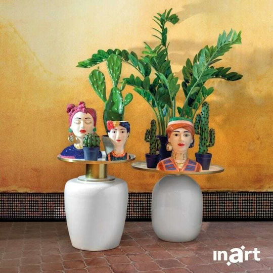 Artificial Plant in Small Pot Cactus Green 37cm Inart