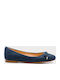 Clarks Grace Lily Δερμάτινες Ανατομικές Μπαλαρίνες σε Navy Μπλε Χρώμα