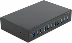 DeLock USB Hub 10 Θυρών (USB-A) 64112 DeLock USB Hub 10 Θυρών (USB-A) 64112