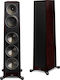Paradigm Founder 100F Paar Hi-Fi Lautsprecher Boden 250W 3 Anzahl von Fahrern B32.8xT40.9xH106.5cm. Walnuss / Schwarz