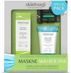 Skintsugi Maskine Skin Routine Σετ Περιποίησης με Κρέμα Προσώπου και Κρέμα Ματιών