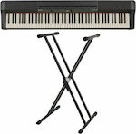 Alesis Ηλεκτρικό Stage Πιάνο Prestige Artist Set με 88 Βαρυκεντρισμένα Πλήκτρα Ενσωματωμένα Ηχεία και Σύνδεση με Ακουστικά και Υπολογιστή Black