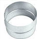 Viospiral 49-3180 Kanalanschluss Rauchrohrverbindung Metall 100mm Silber