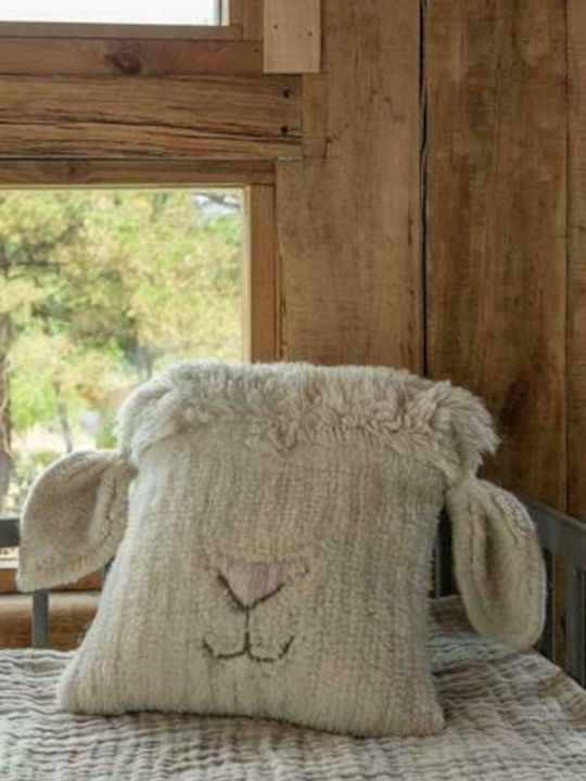 Lorena Canals Perna Decorativă Pentru Copii Nose Sheep Roz 35x35 cm