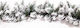 Atmosphera Flocked Christmas Garland White 270cm 1pc