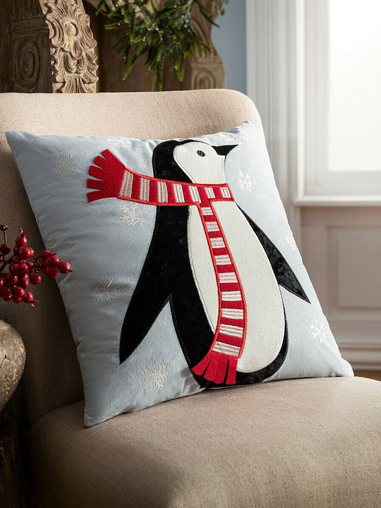 Gofis Home Christmas Decorative Square Pillowca...