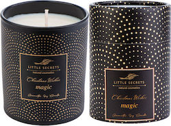 Little Secrets Glass Black Candle Magic
