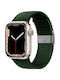 Crong Wave Strap Fabric Green (Apple Watch 44/45/46mm/Ultra 49mm) CRG-44WAV-GRN
