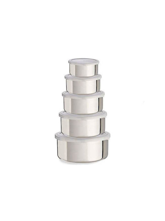 BigBuy Inox Lunch Box Silver 5pcs