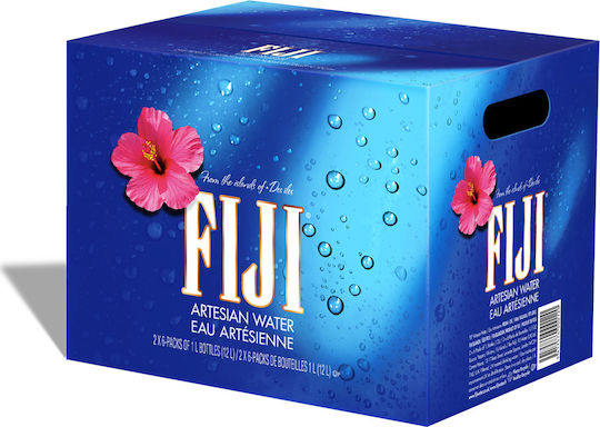 Fiji Water Естествен минерал Бутилирана вода Artesian 12x1лт