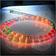 Christmas Light Tube Multicolour 220V 72 Light Bulbs 2m IP44 Aca