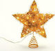 Aca Christmas Star Illuminated Ornament Gold