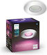 Philips Round Metallic Recessed Spot with Socket GU10 Silver 9.3x9.3cm. 1pcs