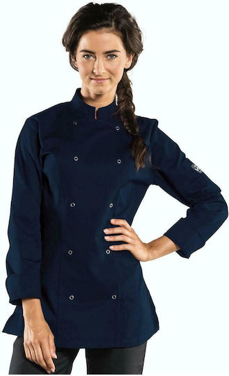 Chaud Devant Mantel Koch Damen Blau mit Langärmelig Hilton Poco