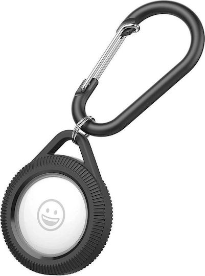 Catalyst Hang it Schlüsselbund-Etui Silikon für AirTag in Schwarz Farbe