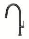 Imex Samoa Tall Kitchen Faucet Counter with Shower Black