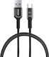 AMiO UC-11 Braided USB 2.0 to micro USB Cable Μαύρο 1m (02526/AM)