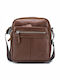 DJB-010 Leather Men's Bag Shoulder / Crossbody Brown