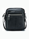 DJB-010 Leather Men's Bag Shoulder / Crossbody Black
