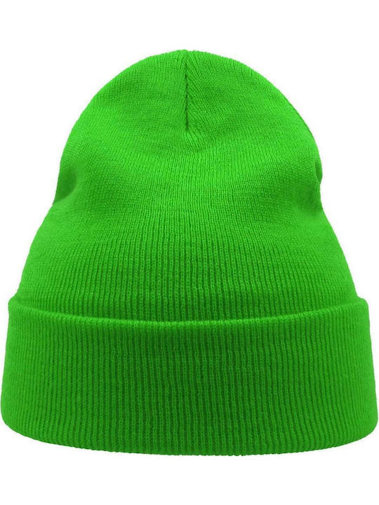 863 Wind Ανδρικός Beanie Σκούφος Green Fluo