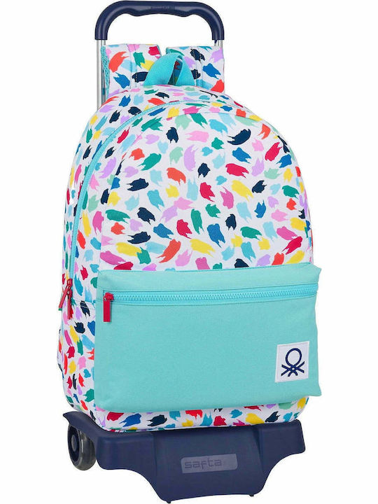 Benetton Painting School Bag Trolley Elementary, Elementary Multicolored 14lt