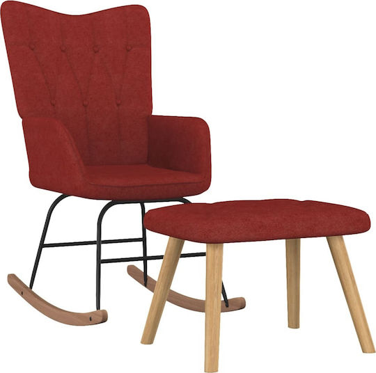 Balansoar cu Puf 61x78x98cm Burgundia Balansoar cu Puf 61x78x98cm Burgundia