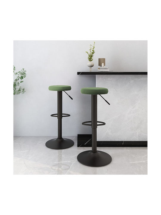 Hocker Bar mit Höhenverstellbar Dark Green 2Stü...