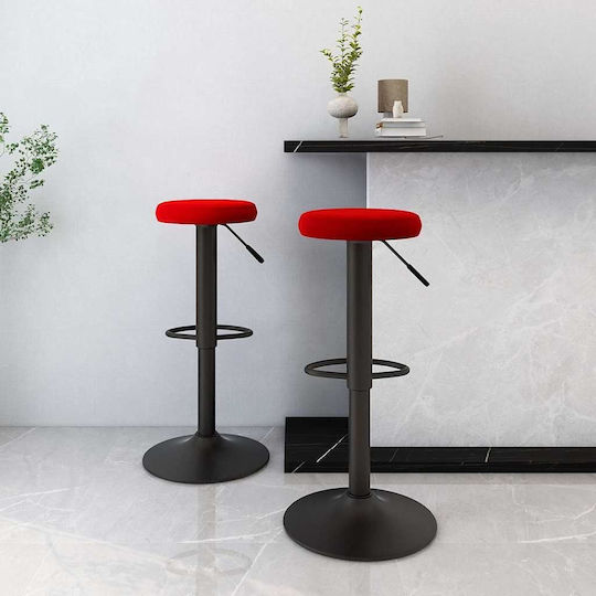 Stool Bar Bordeaux 2pcs 31x31x58-78cm