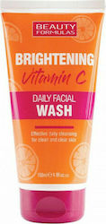 Beauty Formulas Brightening Vitamin C Daily Facial Wash Cream Facial Cleanser 150ml