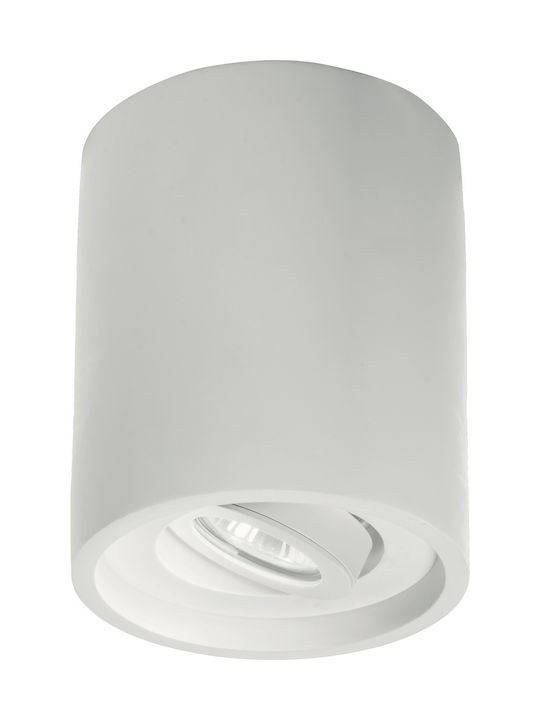 Ondaluce Polka Single Spot with Socket GU10 in White Color