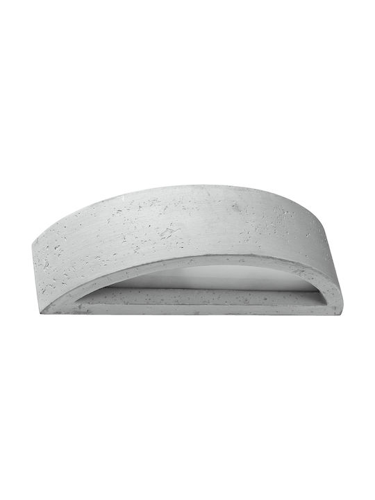 Sollux Atena Lumină De perete Gri 40x38x20.5cm