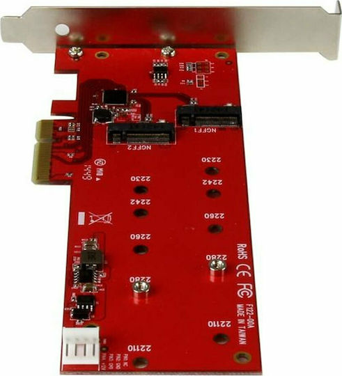 StarTech Κάρτα PCIe σε 2 θύρες M.2