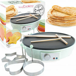Scrap Cooking SCC-3899 Crepe Maker 28cm Verde 1000W