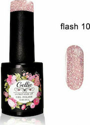 Gellie Ημιμόνιμο Βερνίκι Νυχιών Flash 10 με Gli...