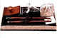 Francesco Rubinato Calligraphy Pen Brown Wooden with Blue Ink