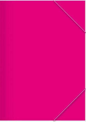 Salko Paper File Folder with Rubber Band for A4 Sheets Fuchsia F